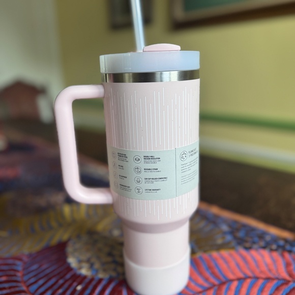 NWoT Stanley Rose Pink Quencher H20 Tumbler FlowState Stainless Steel 40OZ - Picture 6 of 6